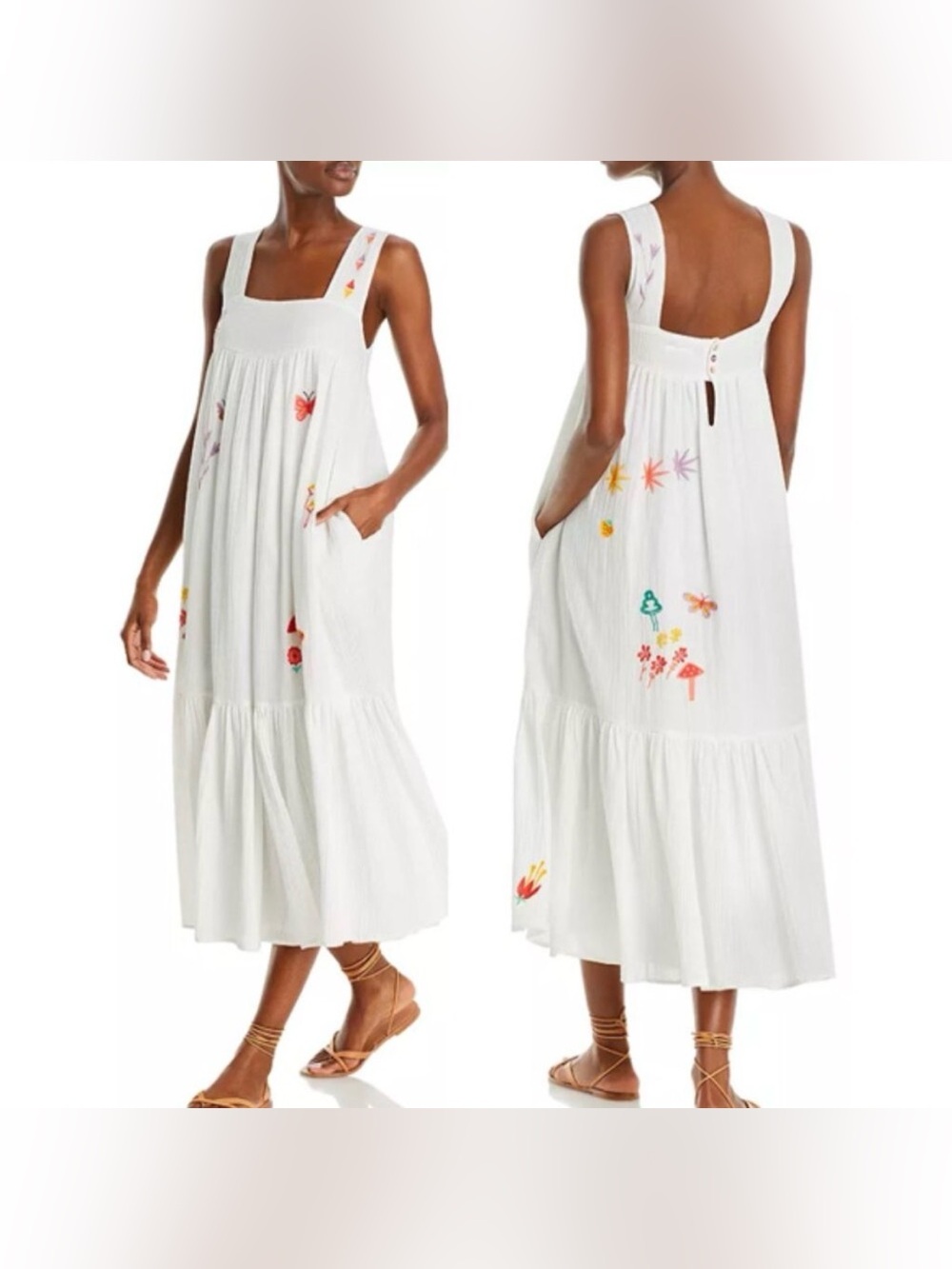 MOTHER The Love Story Dress Summer Dreams 100% Cotton Gauze size Medium
